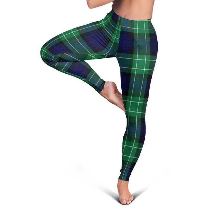 Scottish Abercrombie Clan Tartan Women Leggings Tartan Plaid 5