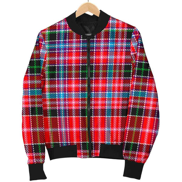 Scottish Aberdeen District Clan Tartan Bomber Jacket Tartan Plaid 1