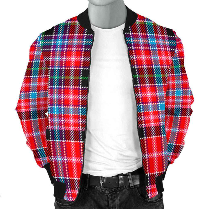 Scottish Aberdeen District Clan Tartan Bomber Jacket Tartan Plaid 2