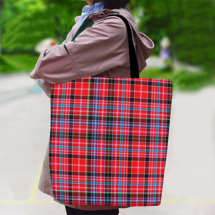Scottish Aberdeen District Clan Tartan Canvas Bag With Shoulder Strap Tartan Plaid 2