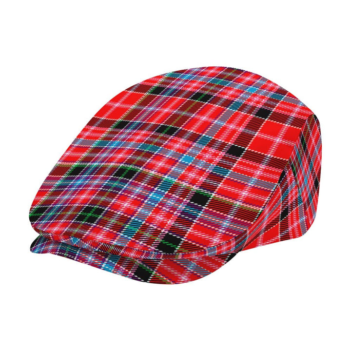 Scottish Aberdeen District Clan Tartan Flat Cap Tartan Plaid 2