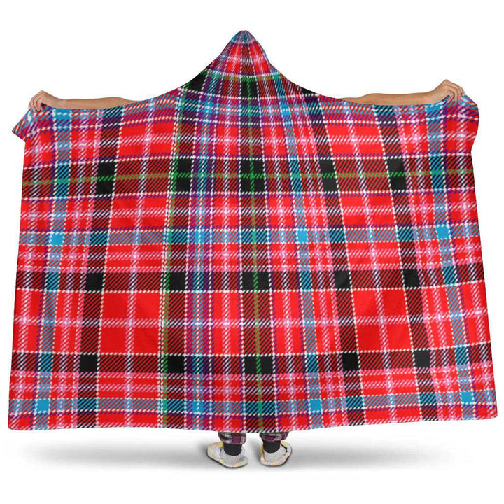 Scottish Aberdeen District Clan Tartan Hooded Blanket Tartan Plaid 1