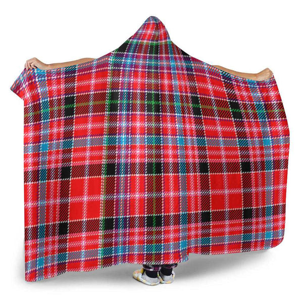 Scottish Aberdeen District Clan Tartan Hooded Blanket Tartan Plaid 2