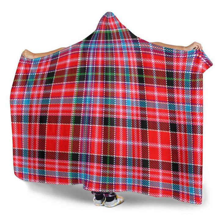 Scottish Aberdeen District Clan Tartan Hooded Blanket Tartan Plaid 3