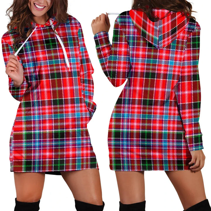Scottish Aberdeen District Clan Tartan Hoodie Dress