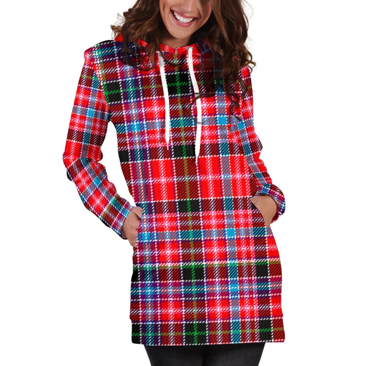 Scottish Aberdeen District Clan Tartan Hoodie Dress