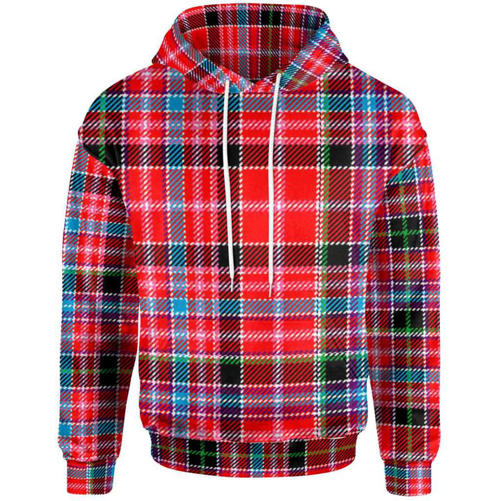 Scottish Aberdeen District Clan Tartan Hoodie Front Side Tartan Plaid