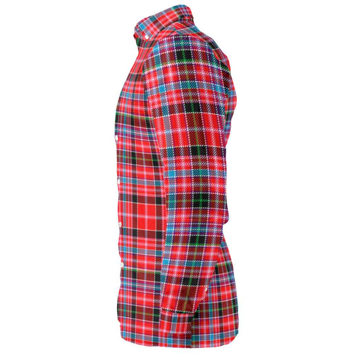 Scottish Aberdeen District Clan Tartan Long Sleeve Shirt Tartan Plaid