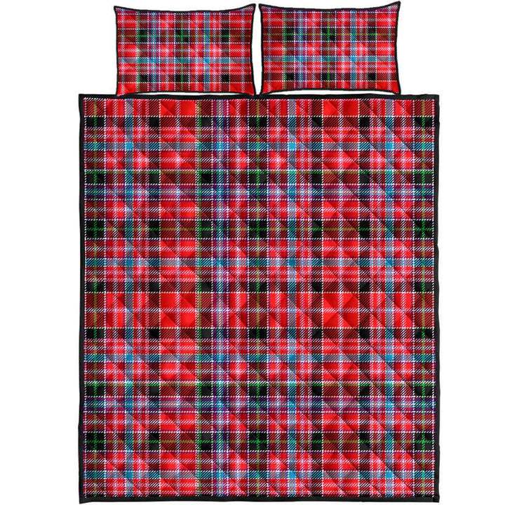 Scottish Aberdeen District Clan Tartan Quilt Bed Set Tartan Plaid 1