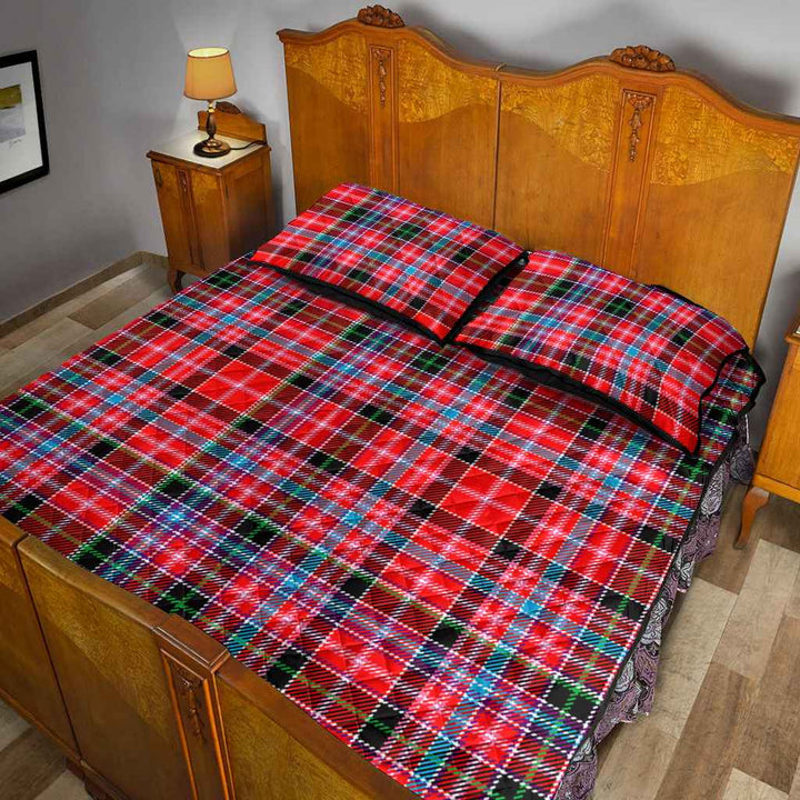 Scottish Aberdeen District Clan Tartan Quilt Bed Set Tartan Plaid 5