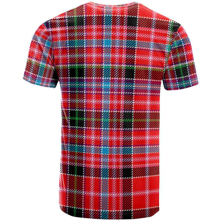 Scottish Aberdeen District Clan Tartan T-Shirt Back Side Tartan Plaid