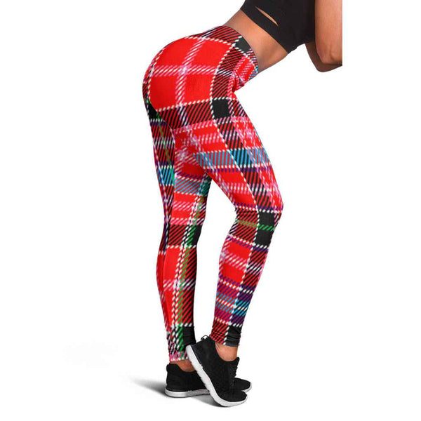 Scottish Aberdeen District Clan Tartan Women Leggings Tartan Plaid 1