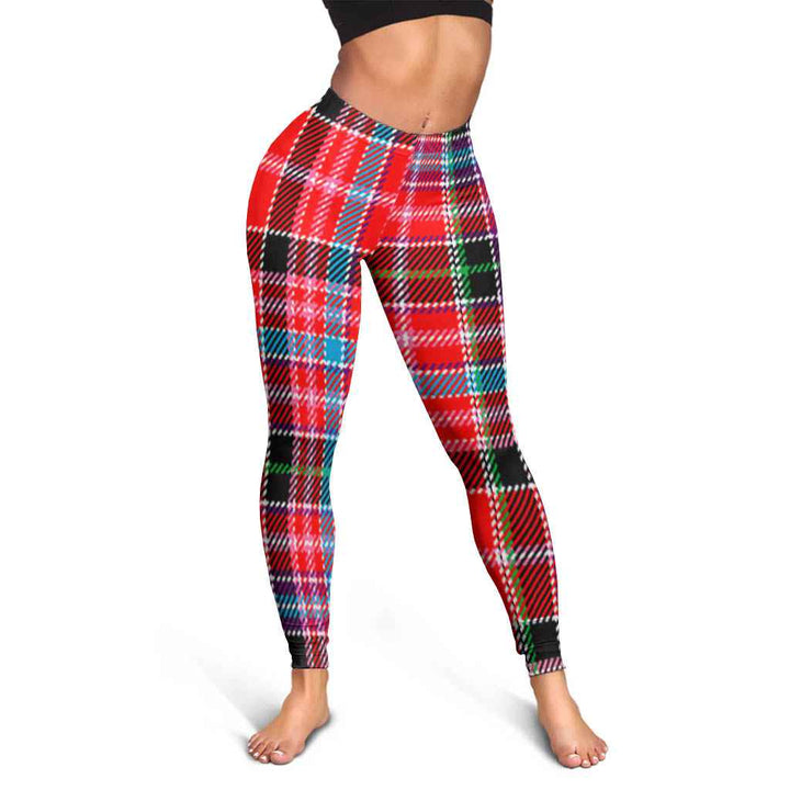 Scottish Aberdeen District Clan Tartan Women Leggings Tartan Plaid 3