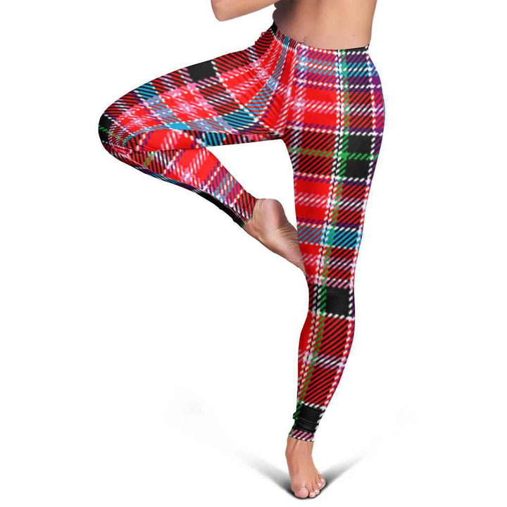 Scottish Aberdeen District Clan Tartan Women Leggings Tartan Plaid 5