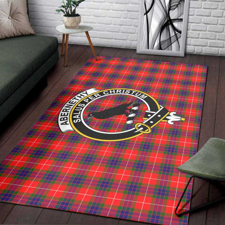 Scottish Abernethy Clan Crest Tartan Area Rug Tartan Plaid 3