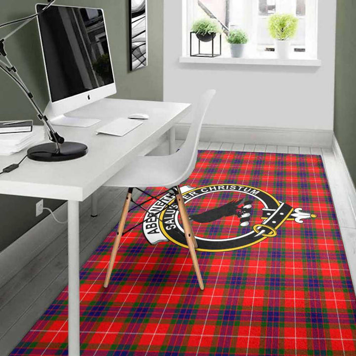 Scottish Abernethy Clan Crest Tartan Area Rug Tartan Plaid 4