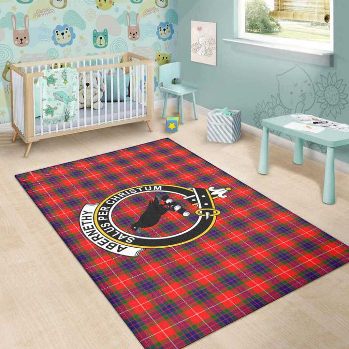 Scottish Abernethy Clan Crest Tartan Area Rug Tartan Plaid 5