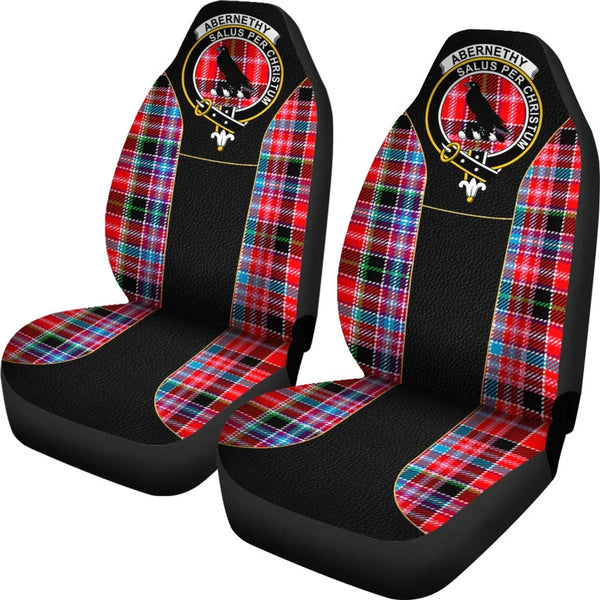 Scottish Abernethy Clan Crest Tartan Car Seat Covers - Special Style 2
