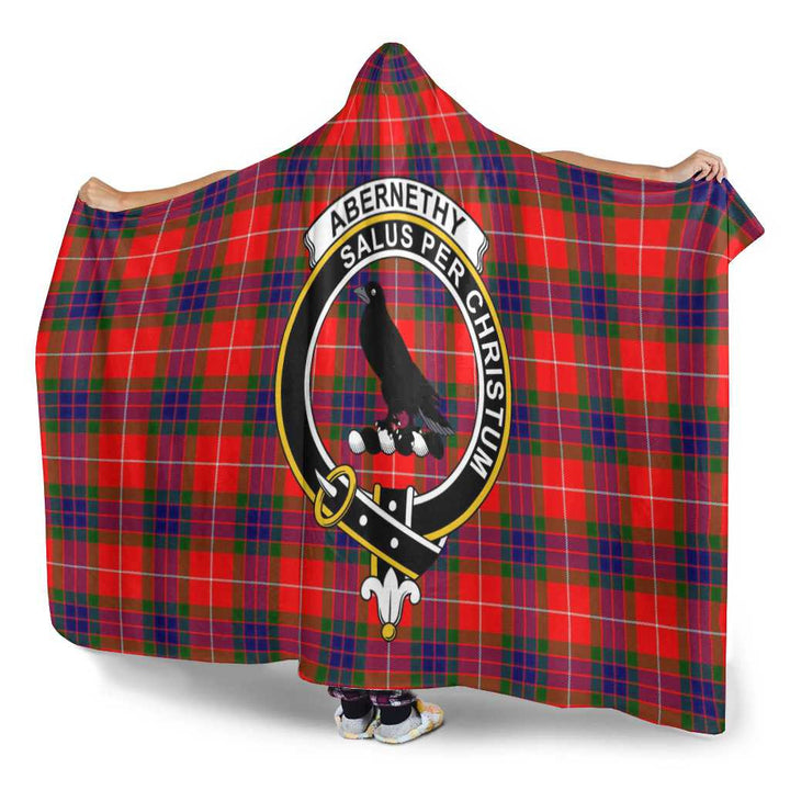Scottish Abernethy Clan Crest Tartan Hooded Blanket Tartan Plaid 3