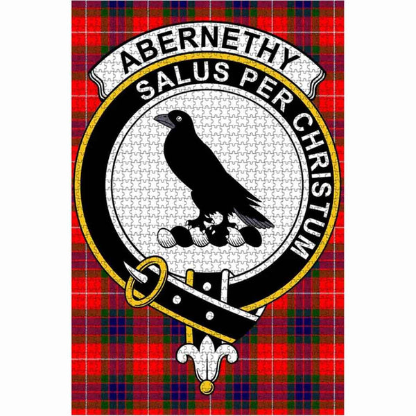 Scottish Abernethy Clan Crest Tartan Jigsaw Puzzle 1