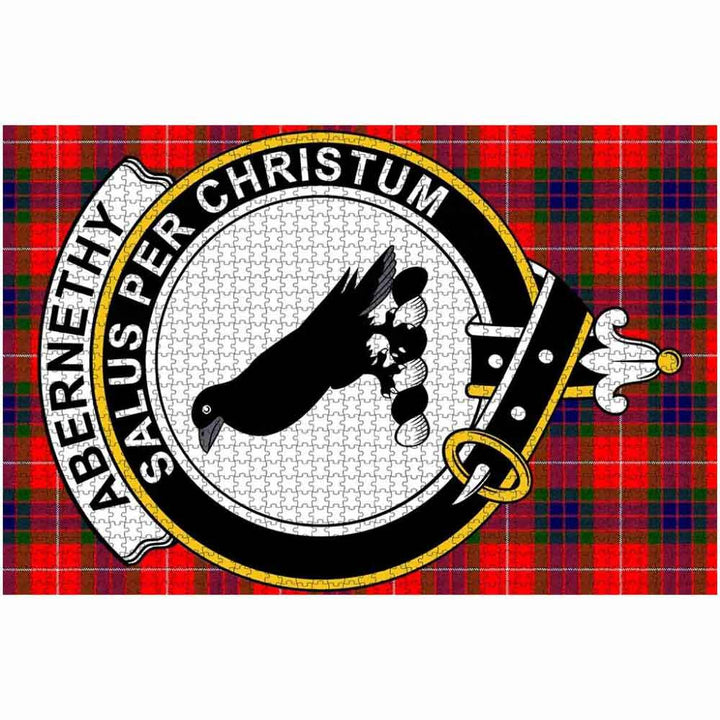 Scottish Abernethy Clan Crest Tartan Jigsaw Puzzle 2
