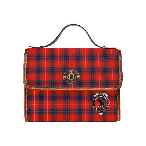 Scottish Abernethy Clan Crest Tartan Waterproof Canvas Bag Tartan Plaid 2