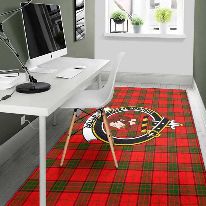 Scottish Adair Clan Crest Tartan Area Rug Tartan Plaid 4