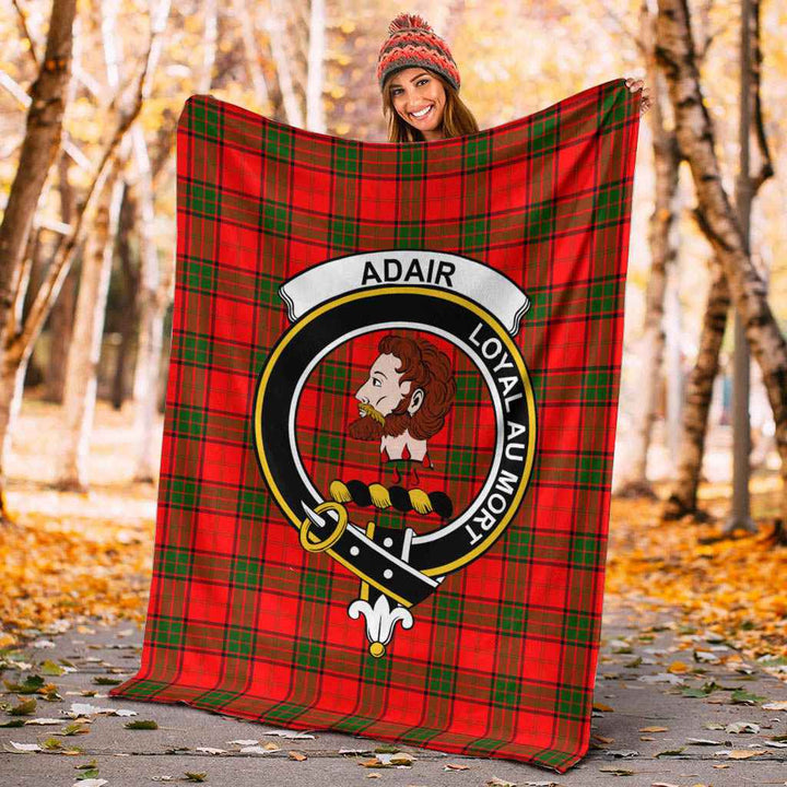 Scottish Adair Clan Crest Tartan Blanket Tartan Plaid 4