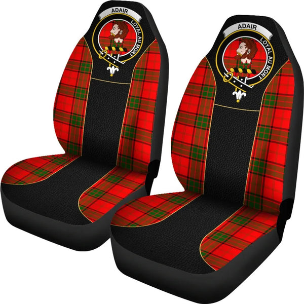 Scottish Adair Clan Crest Tartan Car Seat Covers - Special Style 2