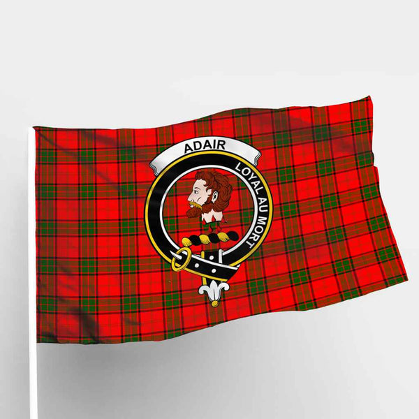 Scottish Adair Clan Crest Tartan Flag Parade Tartan Plaid 1