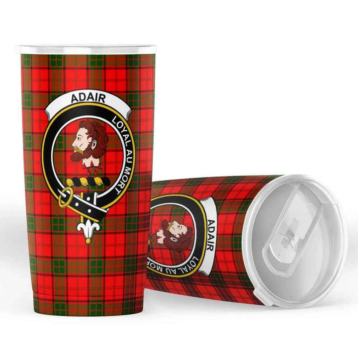 Scottish Adair Clan Crest Tartan Insulated Tumbler Tartan Plaid 4