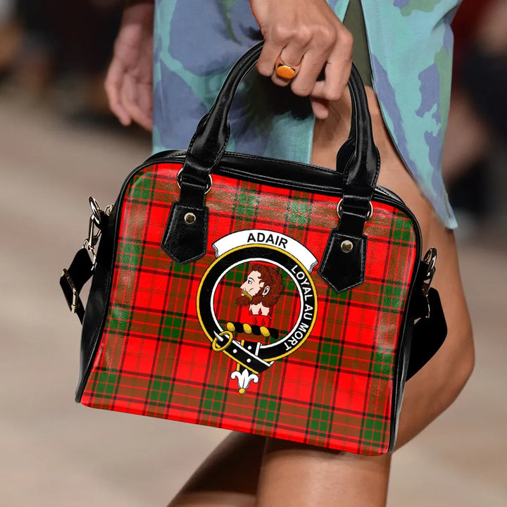 Scottish Adair Clan Crest Tartan Shoulder Handbag Tartan Plaid 2