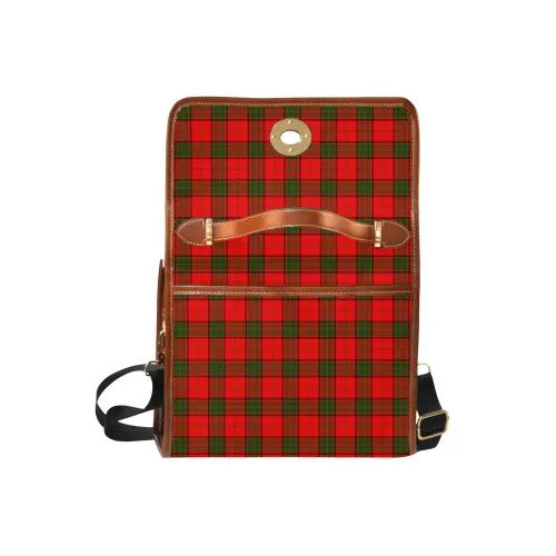 Scottish Adair Clan Crest Tartan Waterproof Canvas Bag Tartan Plaid 6
