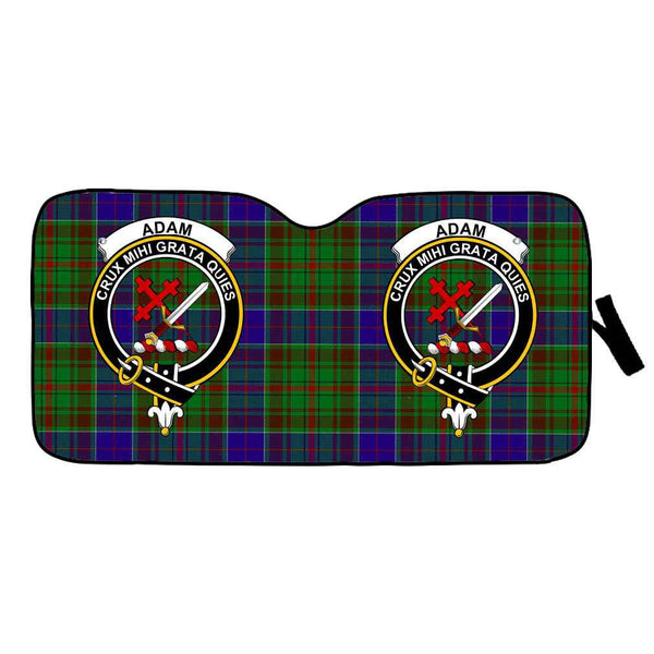 Scottish Adam Clan Crest Tartan Car Windshield Sun Shade Tartan Plaid 1