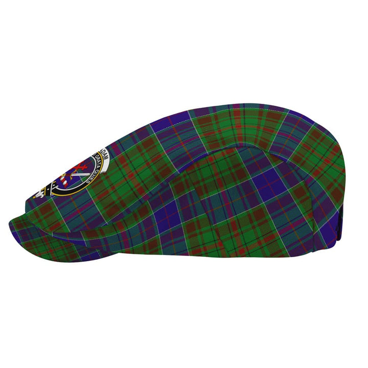 Scottish Adam Clan Crest Tartan Flat Cap Tartan Plaid 3
