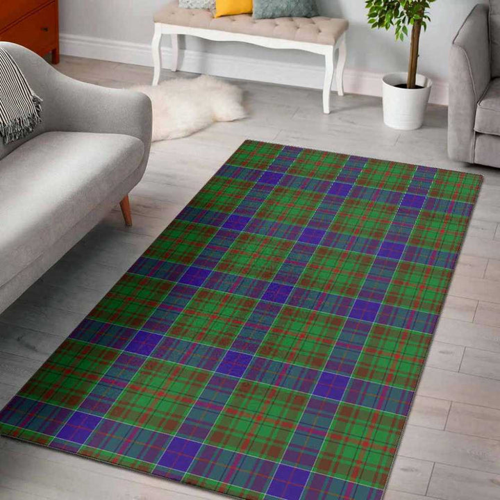 Scottish Adam Clan Tartan Area Rug Tartan Plaid 1