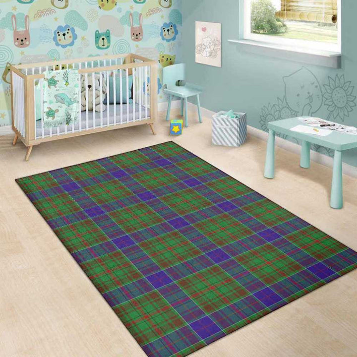 Scottish Adam Clan Tartan Area Rug Tartan Plaid 5