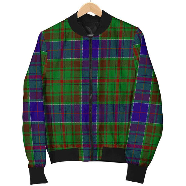 Scottish Adam Clan Tartan Bomber Jacket Tartan Plaid 1