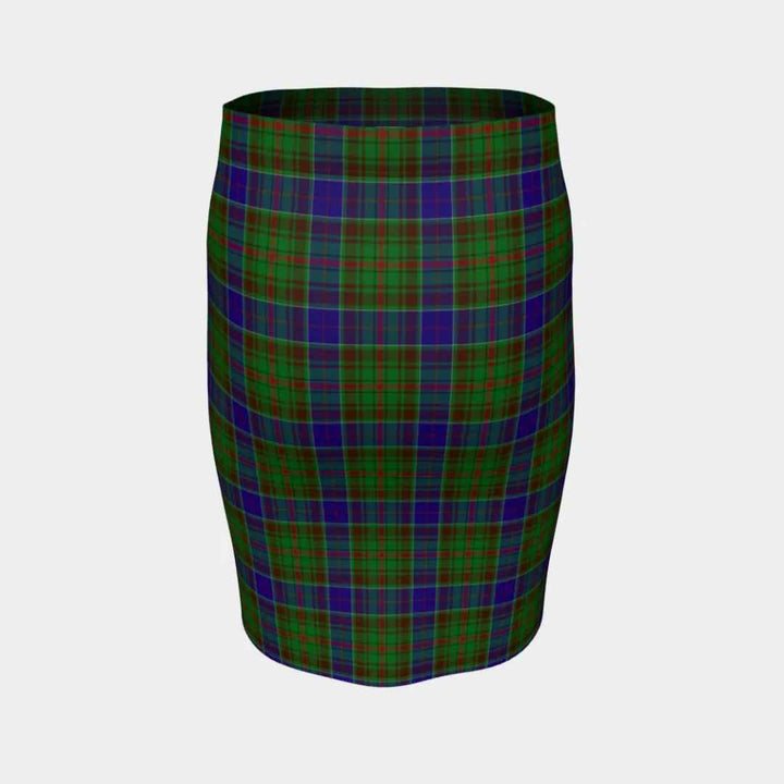 Scottish Adam Clan Tartan Fitted Skirt Tartan Plaid 4