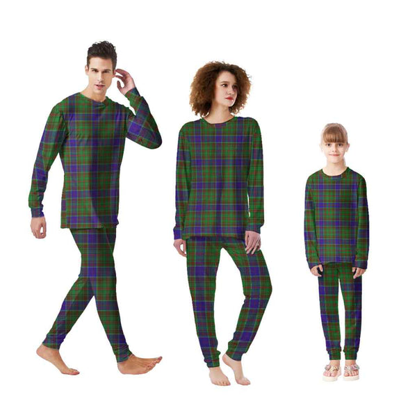 Scottish Adam Clan Tartan Pajama Set Tartan Plaid