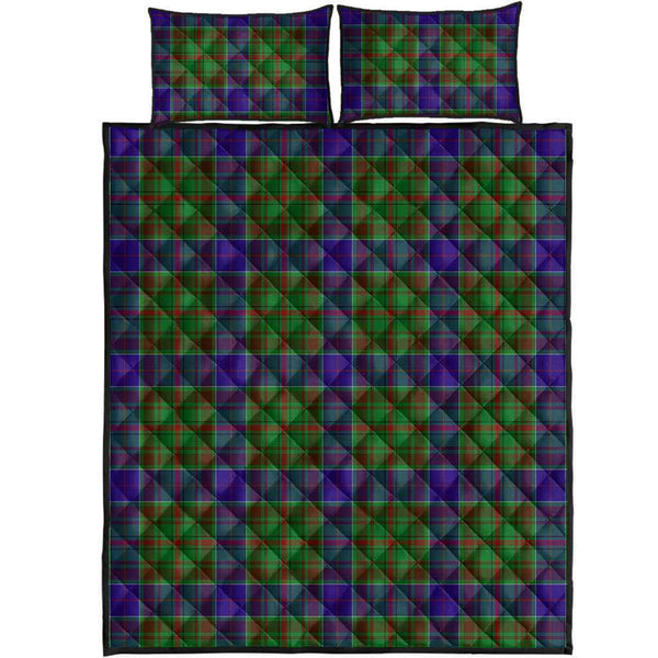 Scottish Adam Clan Tartan Quilt Bed Set Tartan Plaid 1