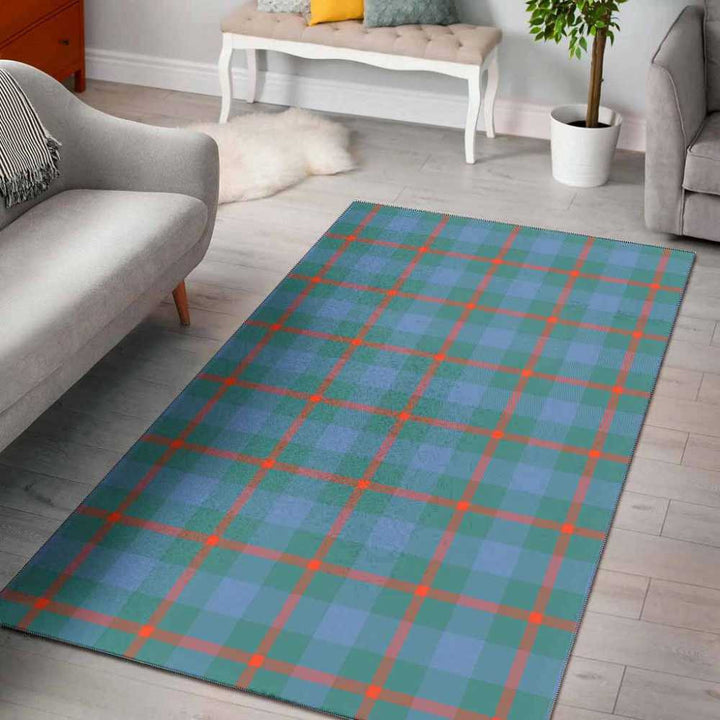Scottish Agnew Ancient Clan Tartan Area Rug Tartan Plaid 1