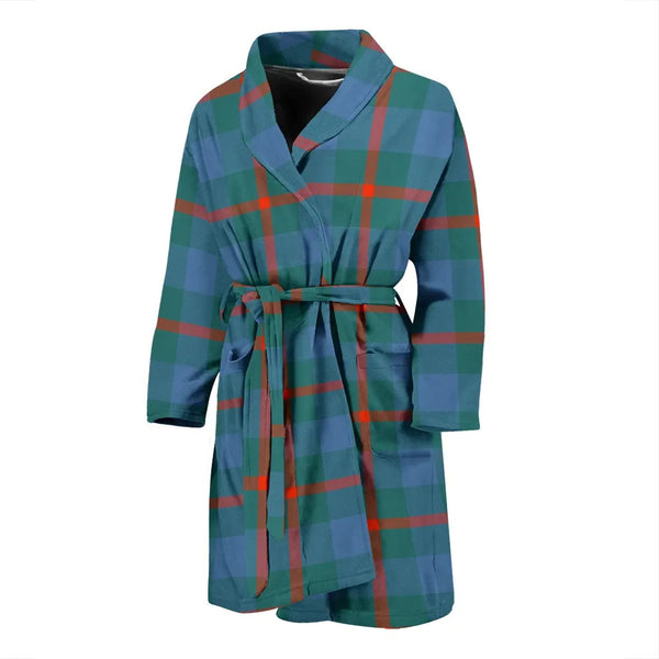 Scottish Agnew Ancient Clan Tartan Bathrobe 2