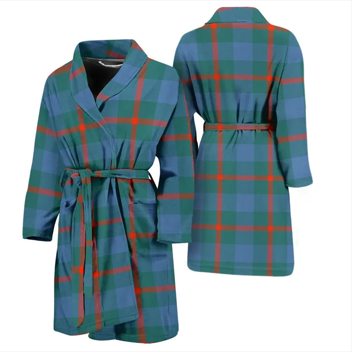 Scottish Agnew Ancient Clan Tartan Bathrobe 3
