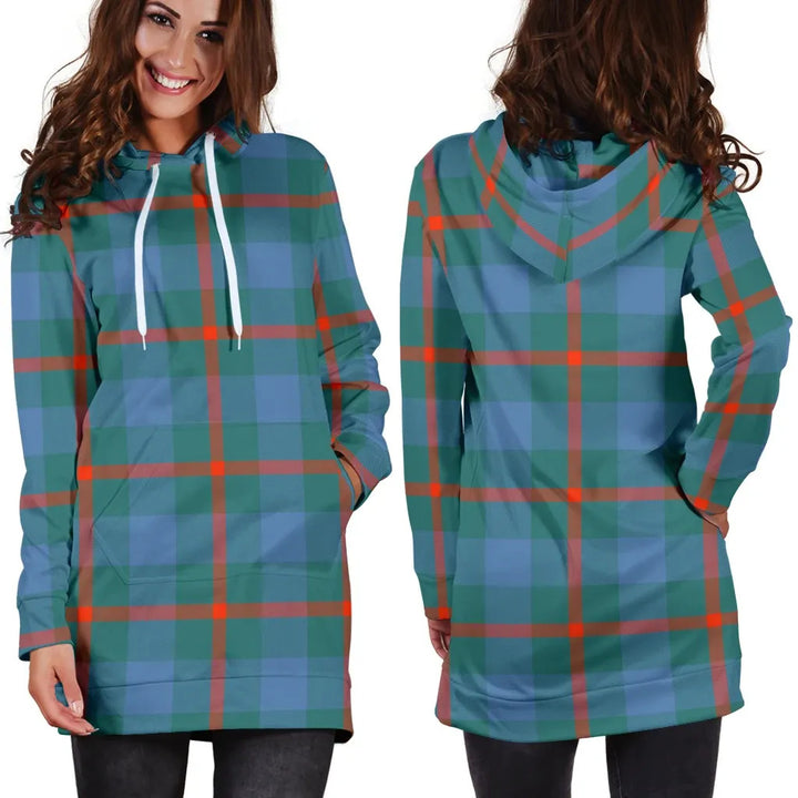 Scottish Agnew Ancient Clan Tartan Hoodie Dress