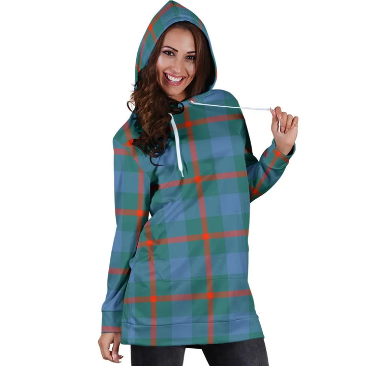 Scottish Agnew Ancient Clan Tartan Hoodie Dress