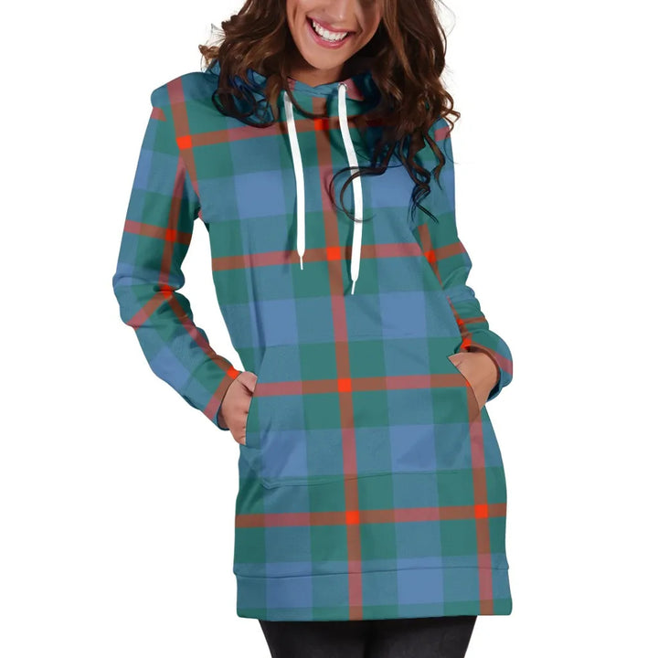 Scottish Agnew Ancient Clan Tartan Hoodie Dress