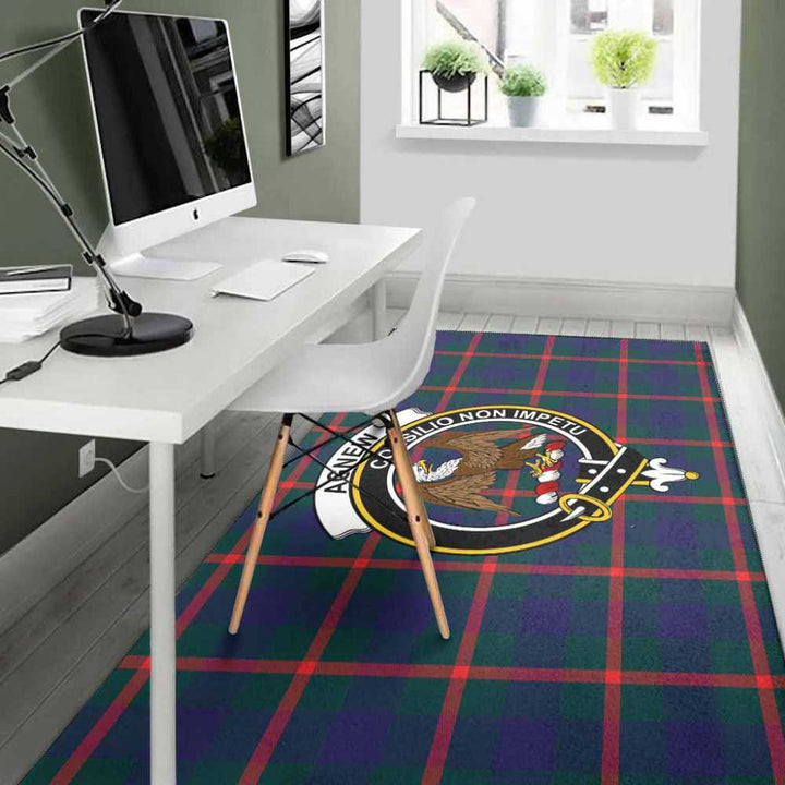 Scottish Agnew Clan Crest Tartan Area Rug Tartan Plaid 4