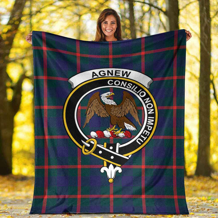 Scottish Agnew Clan Crest Tartan Blanket Tartan Plaid 6