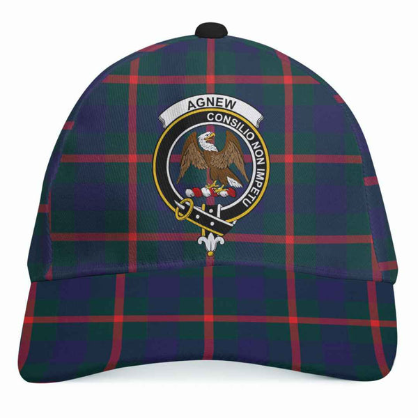 Scottish Agnew Clan Crest Tartan Cap Tartan Plaid 1